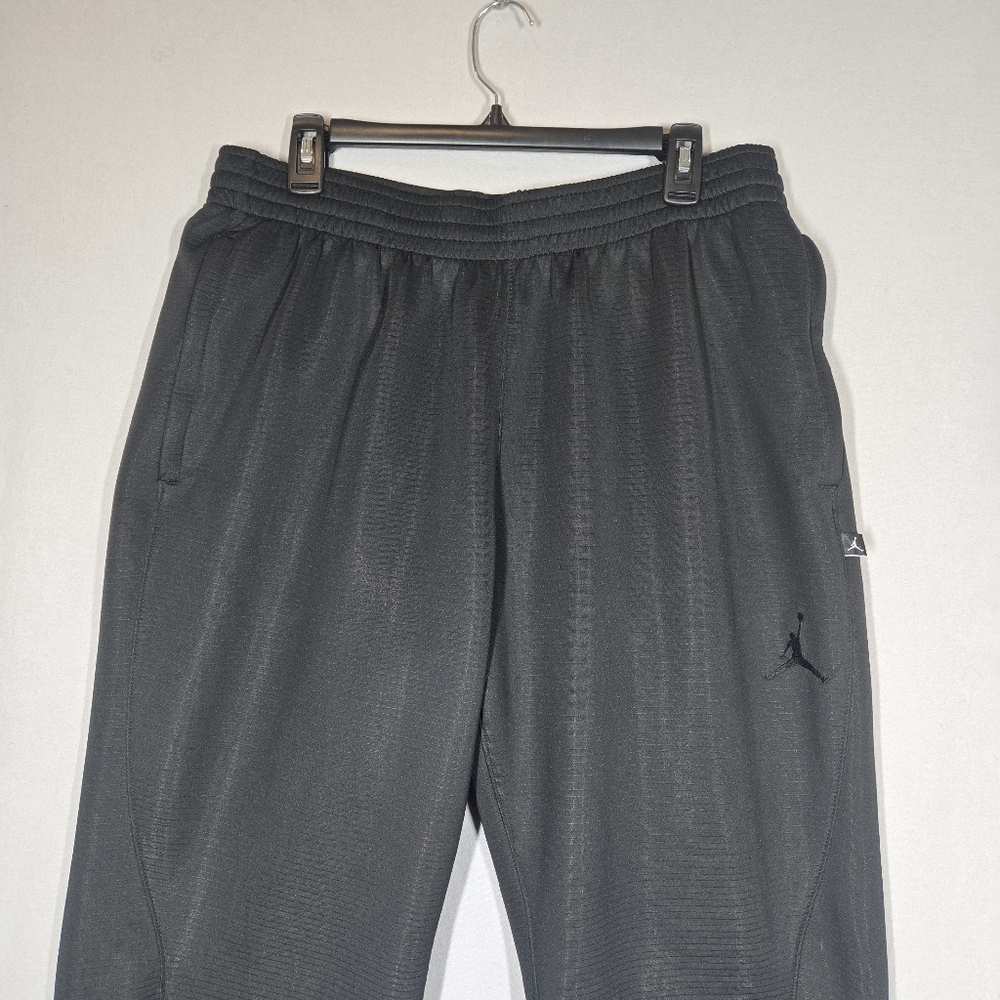 Nike Air Jordan Basketball Pants Men's XL Ankle Zips Black Warm-Up - Picture 3 of 16